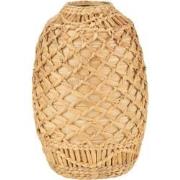 J-line - Vaas Rieten Bamboe Naturel Medium - 24x24x37cm