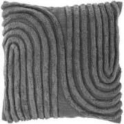 Unique Living - Sierkussen Maeve Dark Grey -45x45cm