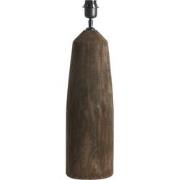 Light&living Lampvoet Ø15x45 cm TRAPANI hout mat donker bruin