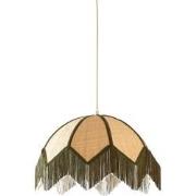 Light&living Hanglamp Ø45x32,5 cm SULINA raffia naturel+groen