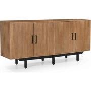 Dressoir Naturel - 180x40x80cm - Mangohout - Dressoir Jurre