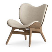 A Conversation Piece houten fauteuil donker eiken - White Sands