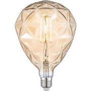 Edison Vintage LED filament lichtbron Globe - Amber - G125 Deco - Retr...