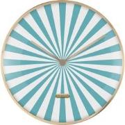 Wandklok Candy Swirl Dome - Blauw - Ø40cm