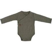 Baby's Only Rompertje lange mouw Melange - Khaki - 50 - 100% ecologisc...