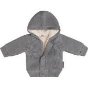 Baby's Only Vestje met capuchon teddy Soul - Grijs - 62 - 100% ecologi...