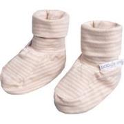 Baby's Only Slofjes Stripe - Oud Roze - 0-3 mnd - 95% ecologisch katoe...