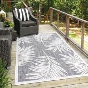 Tapijtenloods Sun In- & Outdoor Vloerkleed Laagpolig Grijs- 200x290 CM