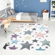 Tapijtenloods Vloerkleed Stars Laagpolig Anime Kids Creme Multi- 80x15...