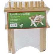 Houten hooi-/groenvoerruif 23 cm