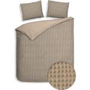 Heckett & Lane Dekbedovertrek Vafala Pale Khaki 240 x 200 220 cm + 2 s...