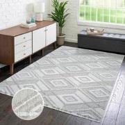 Tapijtenloods Vloerkleed Lindo Modern Woonkamer Beige Laagpolig- 200x2...