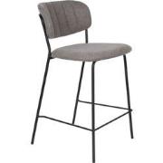 Counter Stool Jolien Black/Grey