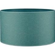 Home sweet home lampenkap Canvas 40 - turquoise blauw