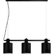 QUVIO Hanglamp 3-lichts ronde kap - QUV5062L-BLACK