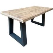 Wood4you - Kinderbureau - Vancouver steigerhout antraciet