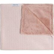 Baby's Only Ledikantdeken teddy Dawn - Blush/Ecru - 100x135 cm