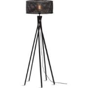 Vloerlamp Java - Bamboe Zwart - Ø50x146cm