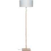 Vloerlamp Fuji - Lichtgrijs/Bamboe - Ø47cm