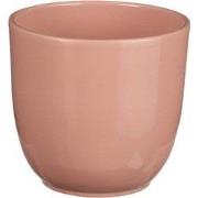 Tusca pot round l. pink - h11xd12cm