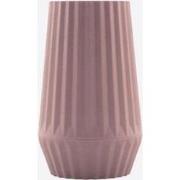 Point-virgule geribbelde vaas bamboevezel mauve, 15,2 cm