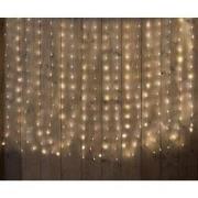 GORDIJNVERLICHTING 280L 200X140CM LED WARM WIT 20 STRENG 5M TRANSPARAN...