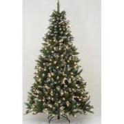 Kerstboom Frosted Allison 180 cm met Warm Led verlichting kerstboom