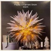 Papier ornament snow a, 60 cm