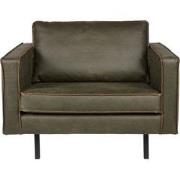 BePureHome Rodeo Fauteuil - Eco-leder - Army - 85x105x86