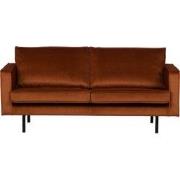 BePureHome Rodeo 2,5-Zitsbank - Velvet - Roest - 85x190x86