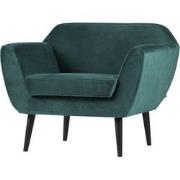 Woood Rocco Fauteuil - Velvet - Teal - 75x92x81