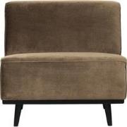 BePureHome Statement 1-Zits Element - Velvet - Taupe - 77x79x93