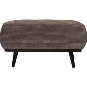 BePureHome Statement Hocker - Rib - Taupe - 40x80x55