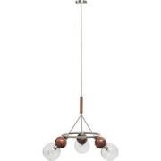 BePureHome Babble Hanglamp 3 Bollen - Glas - Bruin - 60x90x90