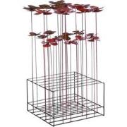 Mica Decorations Deco Object Tuinbloem - 60x60x97 cm - Ijzer - rust,Ro...