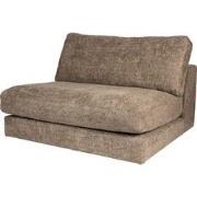 PTMD Nilla Sofa Without Arm SiC Ant5 Brown