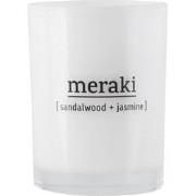 Meraki Geurkaars Sandalwood & Jasmine wit groot