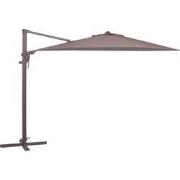 Zweefparasol Monaco flex Zijwaarts Kantelbaar 330 cm Polyester taupe z...