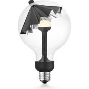 Design LED Lichtbron Move Me - Zwart/Zilver - G120 Umbrella LED lamp -...