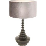 Anne Lighting tafellamp Bois - zwart - hout - 40 cm - E27 fitting - 37...