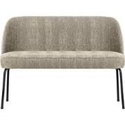 BePureHome Eetbank Vogue - Structure Velvet - Wheatfield - 83x120x59