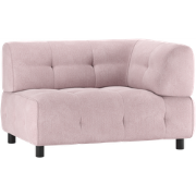 WOOOD Louis 1,5-Zits Element Met Arm - Polyester - Mauve - 73x122x90