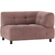 WOOOD Louis 1,5-Zits Element  Met Arm - Polyester - Mauve - 73x122x90