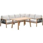 Garden Impressions San Capri lounge dining set 5-delig rechts - light ...