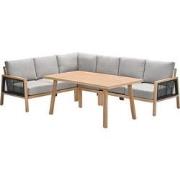 Garden Impressions San Capri lounge dining set 5-delig - light teak al...