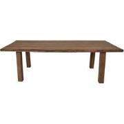 HSM Collection-Rechthoekige Tuintafel-180x90x76-Naturel-Teak