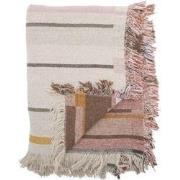 Bloomingville Plaid Toscana roze 160x130cm