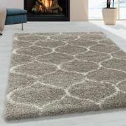 Tapijtenloods Opera Soft Shaggy Hoogpolig Vloerkleed Beige- 120x170 CM