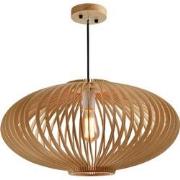 QUVIO Hanglamp hout rond 58cm - QUV5045L-WOOD