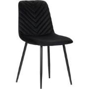 PoleWolf - Sunset chair - Velvet - Black